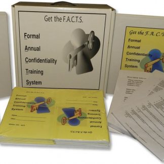 Formal Annual Confidentiality Training System Complete Kit